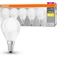Osram Base, 4,9 W, 40 W, E14, 470 lm, 10000 h, Warmweiß