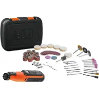 Black & Decker BCRT8IK-XJ, Schnitzerei, Schneiden, Bohren, Schleifen, Schleifen, Shaping, Sharpening, Glättend, Gebürstet, Lithium-Ion (Li-Ion), 7,2 V, Akku, 66 mm