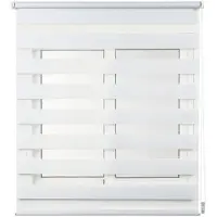 Stor Planet Estor Enrollable Stor Planet Clip&Fix Night&Day Blanco (120 x 180 cm)