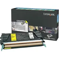Lexmark C5240YH, 5000 Seiten, Cyan, Gelb
