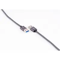 Shiverpeaks Basic-S, 2 m, USB A, USB A, USB 3.2 Gen 2 (3.1 Gen 2), 10 Gbit/s, Grau