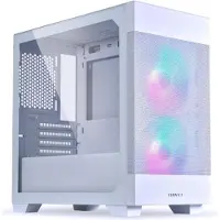 Lian Li Lancool 205, Midi Tower, PC, Weiß, ATX, micro ATX, Mini-ITX, Netz, Gehärtetes Glas, 16 cm