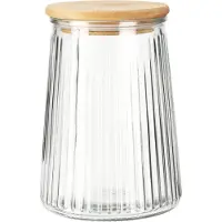 Excellent houseware Glasbehälter für lose Produkte mit Deckel und Dichtung 950 ml
