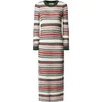 Pepe Jeans für Damen. PL953711 North mehrfarbiges Kleid (L), Lässig, Langarm