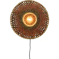 Good Bali Wandleuchte aus Bambus, Ø 44 cm