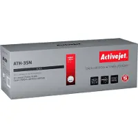 ActiveJet ATH-35N Tonerkartusche (Ersatz für HP 35A CB435A, Canon CRG-712; Höchste; 1800 seiten; schwarz), 1500 Seiten, Schwarz, 1 Stück(e)