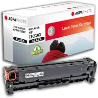 Agfa Kompatible Tonerkartusche, Schwarz, Ersatz für HP CF210X, 131X, 2400 Seiten, 2400 Seiten, Schwarz, 1 Stück(e)