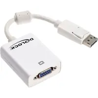 DeLOCK DisplayPort 1.2 zu VGA Adapter weiß – Monitoranschluss schnell