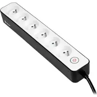 Tracer Steckdosenleiste Zebra 1,5 m (6 Steckdosen)