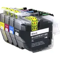 ActiveJet AB-3219Bk Tintenpatrone (Ersatz für Brother LC3219Bk; Höchste; 65ml; schwarz), Hohe (XL-) Ausbeute, Schwarz, Tinte auf Pigmentbasis, 65 ml, 1 Stück(e), Einzelpackung