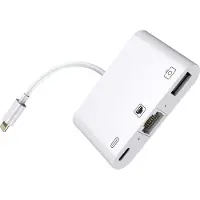 Microconnect LIGHT-HUB2, Weiß, 90 g, 1 Stück(e), 142 mm, 102 mm, 17 mm