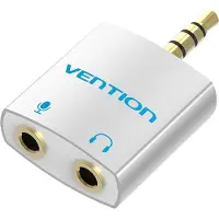 Vention BDBW0, Silber, 3.5 mm, 2x 3.5 mm, Männlich, Weiblich, Gold