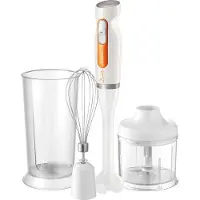 Sencor SHB 4260WH EUE3, Pürierstab, 600 W, Orange, Weiß