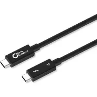 Microconnect TB4010, 1 m, 40 Gbit/s, Schwarz, Thermoplastisches Elastomer (TPE), 50 g, 1 Stück(e)