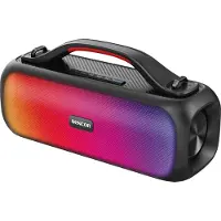Sencor Lautsprecher SSS 3100, 60 W, LED, TWS, BT, FM, USB, IPX5, Schwarz