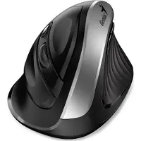 Genius Myš Ergo 8250S, 1600DPI, 2.4 [GHz], optická, 6tl., bezdrátová, černo-stříbrná