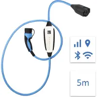 Nrg Pure, Blau, Typ 2, Gerade, Gerade, IP67, IP69K, 22 kW