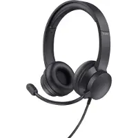 Trust HS-150, Kabelgebunden, 20 - 20000 Hz, Büro/Callcenter, 155 g, Kopfhörer, Schwarz