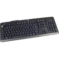 HP 672647-083, Volle Größe (100%), Kabelgebunden, USB, Membran Key Switch, Schwarz