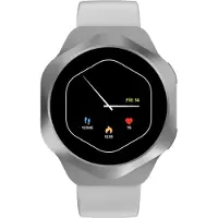Canyon Smartwatch Hexagon 88 Bluetooth-Anrufe Silber