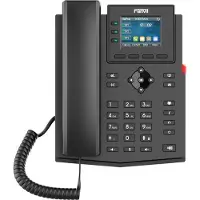 Fanvil X303-2, IP-Telefon, Schwarz, Kabelgebundenes Mobilteil, Tisch/Wand, Linux, 4 Zeilen