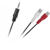 Cabletech Kabel Klinke 3,5 - 2RCA KPO3872 25cm