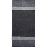 Dyckhoff Saunatuch "Two-Tone Stripe", silber, B:100cm L:200cm, Walkfrottee, Obermaterial: 100% Baumwolle, Handtücher, Saunatuch, Made in Germany, aus 100% Baumwolle, trocknergeeignet