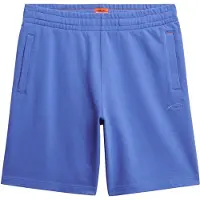 Superdry für Herren. M7110427A Logo-Strickshorts Essential blau (XXL), Lässig, Baumwolle