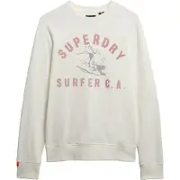 Superdry für Herren. M2014018A Lo-Fi Outdoors Sweatshirt off-white (S), Weiß, Lässig, Baumwolle