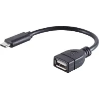 Shiverpeaks BS13-20015, 0,12 m, USB C, USB A, USB 2.0, 0,48 Gbit/s, Schwarz
