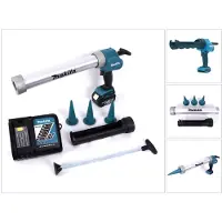 Makita V Li-Ion Kartuschenpistole mit Beutelhalter, Akku und Ladegerät; DCG 180 RF1B