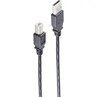 Shiverpeaks BS13-23045, 3 m, USB A, USB B, USB 2.0, 0,48 Gbit/s, Schwarz