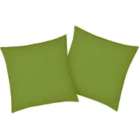 Bellana Kissenbezug "Mako-Jersey-Exclusiv", grün (moos), B:80cm L:80cm, Baumwolle, Obermaterial: 100% Baumwolle, Kissenbezüge, Kissenbezug, aus reiner Baumwolle