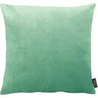 Apelt Dekokissen "Arte" Gr. 1, grün (mint, unifarben), B:46cm L:46cm, Polyester, Dekokissen_Sitzkissen_Kissenhüllen, Dekokissen, Kissenhülle ohne Füllung, 1 Stück