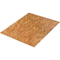 Kleine wolke Badematte "Palito", rutschhemmend beschichtet, Holzmatte, 100% Bambus, 50x70 cm