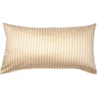 Janine Kissenbezug "Modernclassic", gelb, B:80cm L:40cm, Mako-Satin, Obermaterial: 100% Baumwolle, Kissenbezüge, Kissenbezug, mit Streifen