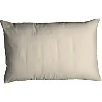 Casatex Kissenbezug "Uni", beige (creme), B:40cm L:80cm, Satin, Baumwolle, Kissenbezüge, Kissenbezug, Uni Design, Reißverschluss, tolle Farben