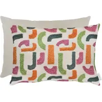 Apelt Dekokissen "Rio", bunt (bunt, grün, orange, gemustert), B:35cm H:5cm L:50cm, Baumwolle, Polyester, Dekokissen_Sitzkissen_Kissenhüllen, Dekokissen
