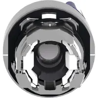 Schneider Electric ZB4BK1263 Leuchtwahlschalter, Frontelement, Harmony XB4, Metall, 22mm, blau, für universelle LED, 2 Stellungen, rastend