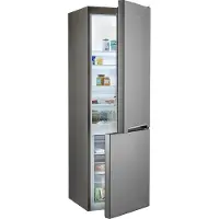Amica Kühl-/Gefrierkombination "KGCL 387 115", Energieeffizienz: E, silber (edelstahl optik), B:54cm H:170cm T:59,5cm, Kühlschränke, Kühl-/Gefrierkombination
