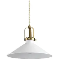 Ideal Lux Aufhängung Industrial-Minimal Eris-3 Metall Weiß 1 Licht E27