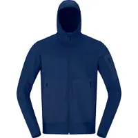 Norrøna - Falketind Warm2 Stretch Hood - Fleecejacke Gr XL blau