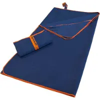 Dyckhoff Sporthandtuch "Mikrofaser Sporttuch", blau (nachtblau), B:60cm L:120cm, Microfaser, Obermaterial: 90% Polyester, 10% Polyamid, Handtücher, Sporthandtuch, auch als 2er Set erhätlich