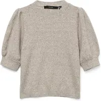 Vero Moda "VMDOFFY 2/4 O-NECK PULLOVER GA NOOS" Materialmix, regular fit
