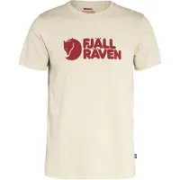Fjällräven - Logo - T-Shirt Gr M beige/weiß