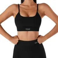 Yeaz Sporttop "Top TOUJOURS", Kinder, Gr. L, schwarz, Obermaterial: 78% Polyester PES. 22% Elasthan EL., Tops Sporttop