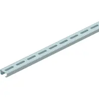 Obo Bettermann OBO 1112735 Profilschiene gelocht, Schlitzweite 16,5mm 1000x35x18 Stahl bandverzinkt AMS3518P1000FS