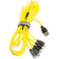MyVolts DD714M 5-Wege-Stromverteiler für Roland Boutiquen (nur Kabel)