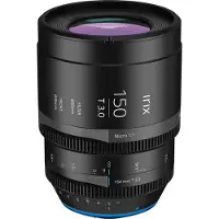 Irix Cine 150mm T3.0 Macro 1:1 für MFT – Metrisch, 8K, wetterfest
