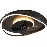 Reality LED-Ventilator Sortland, DC, leise, 50cm, CCT, Fernbedienung